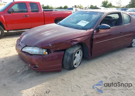 2002 Chevrolet Monte Carlo Ss from USA, damaged, VIN 2G1WX15K829366277